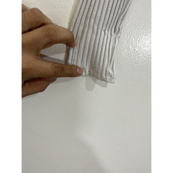 Eileen Fisher Texture Stretch Rib Tencel Minimal Scandi Top Capsule Quiet Luxe S - Picture 14 of 16